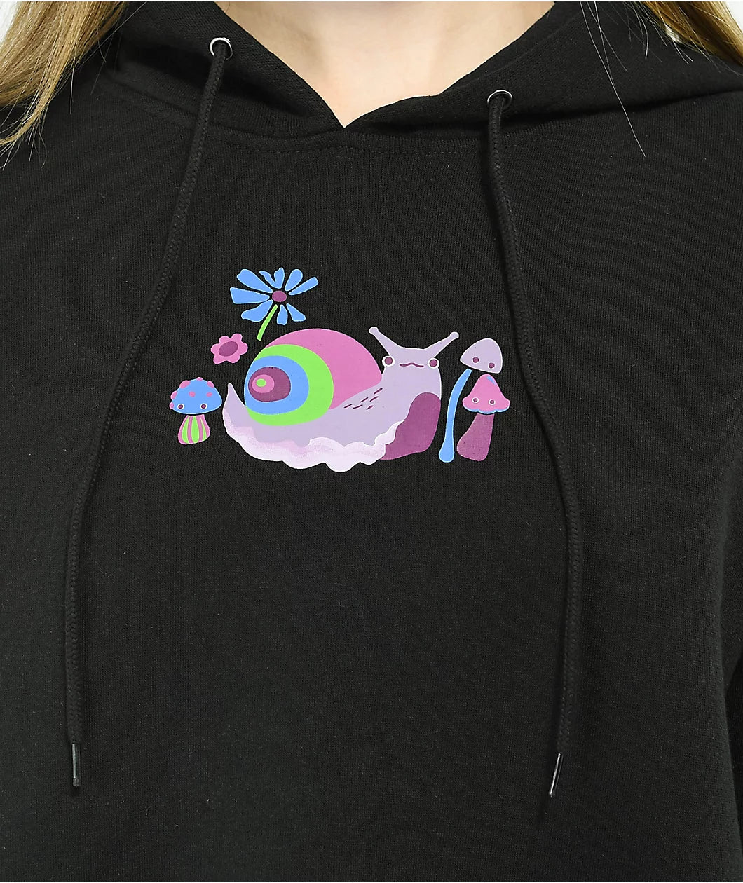 Sudadera con capucha A.LAB Zaira Forage Black Crop