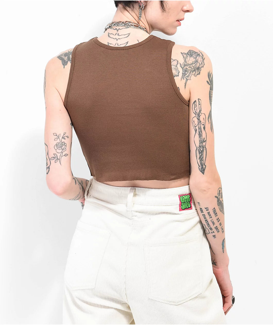 Empyre Bunney Jarra Crop Camiseta sin mangas