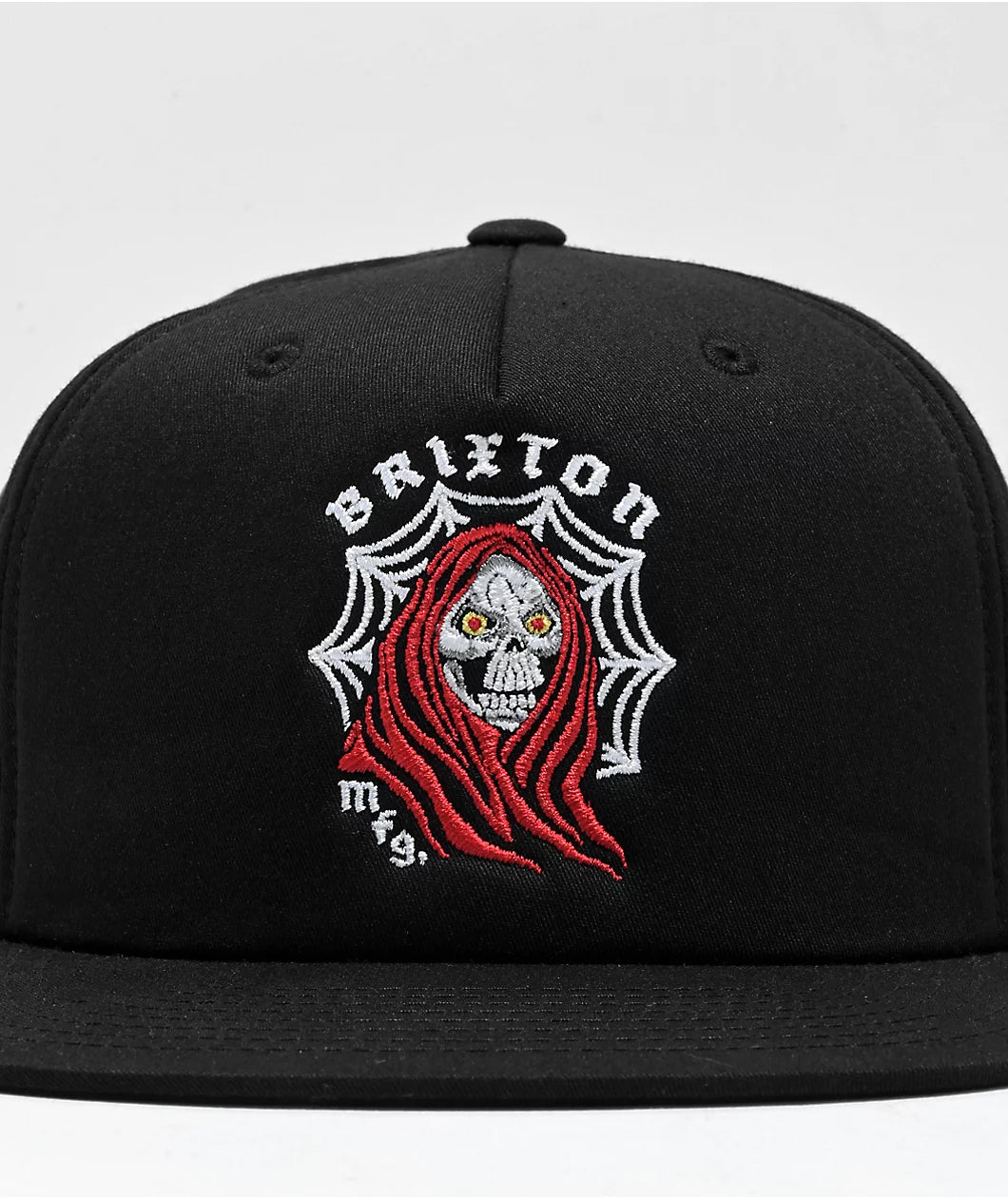 Gorra Snapback Reaper Negra de Brixton