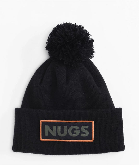 Beanie Pom The Vice Nugs Negro de Coal