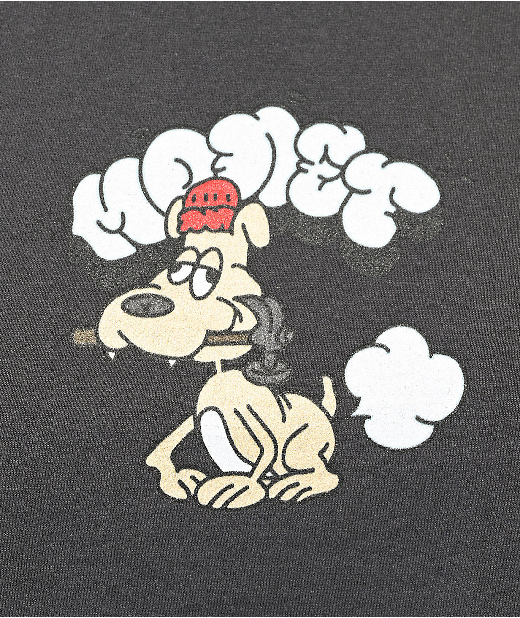 Monet Skateboards Wasted Pawtencial Camiseta Gris Crop