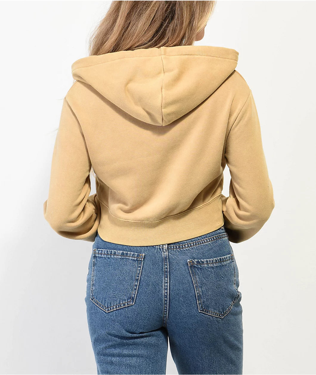 Sudadera con capucha Zine Kya Sand Crop Zip